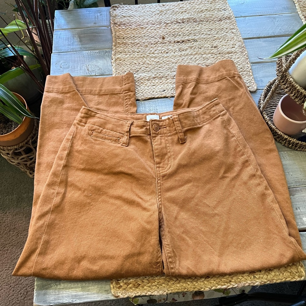 🧡 A New Day Burnt Orange Wide Leg Pants